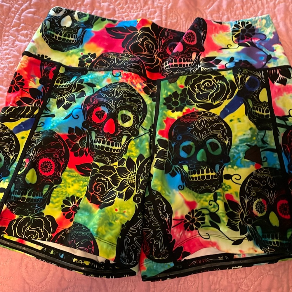CVG Skull Bike Shorts